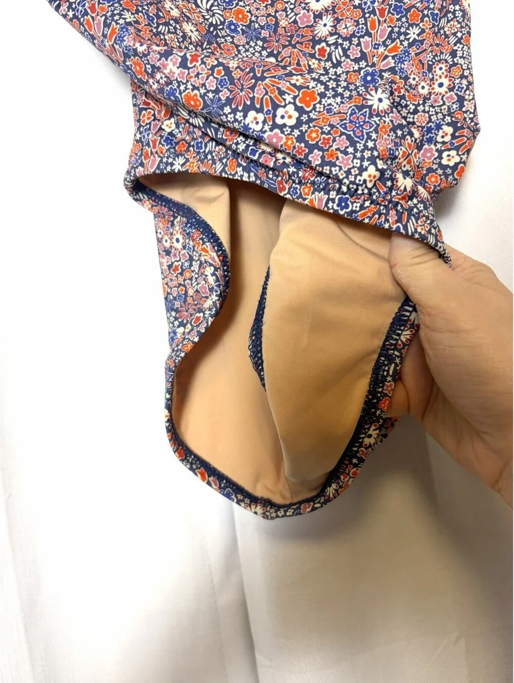 J. Crew Ruffle Deep V One Piece Swimsuit in Liberty Multi Floral Beach US 2 $168